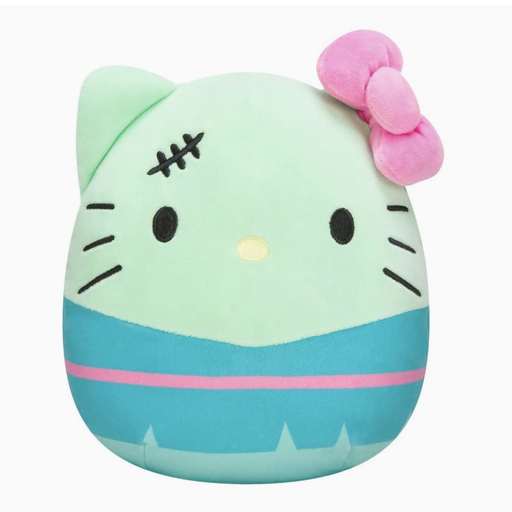 ❌ 🆕 Squishmallow Hello Kitty 8” Halloween Frankenstein - Picture 1 of 4
